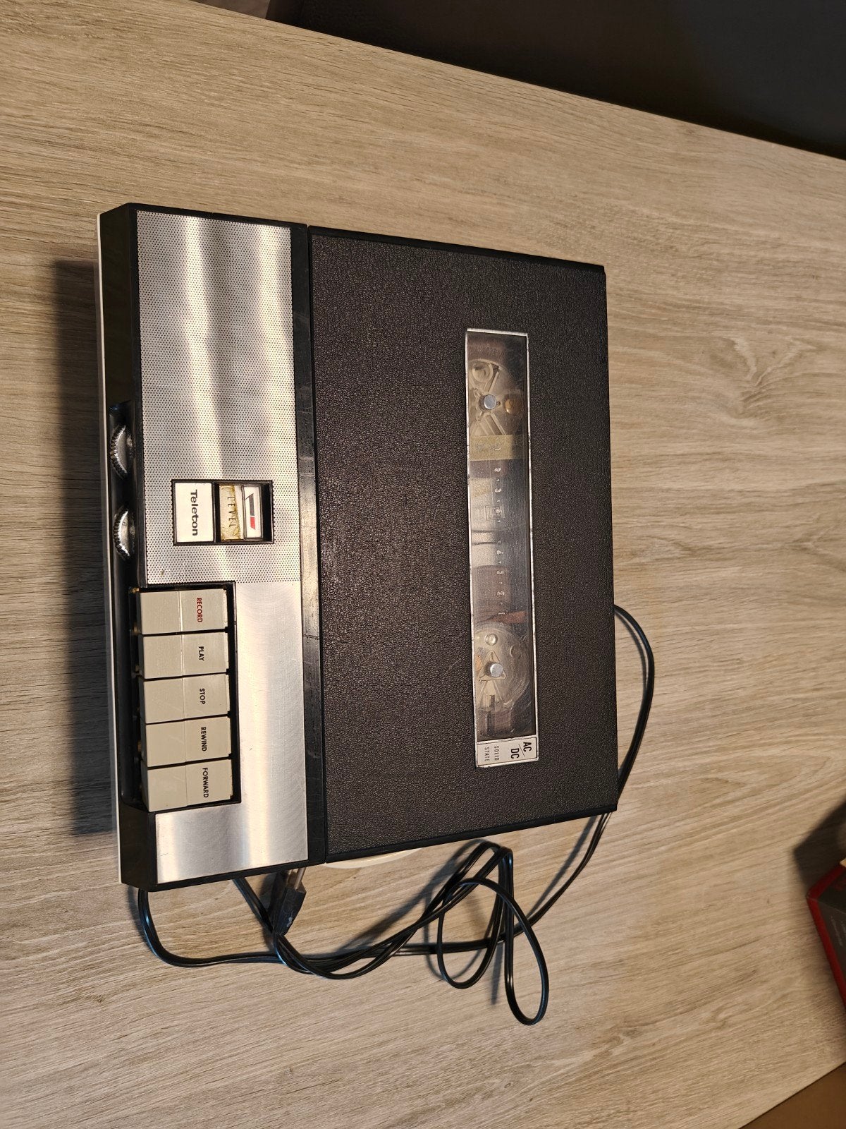 Vintage Teleton Bandrecorder met banden, Audio, Tv en Foto, Bandrecorders, Bandrecorder, Met banden, Ophalen