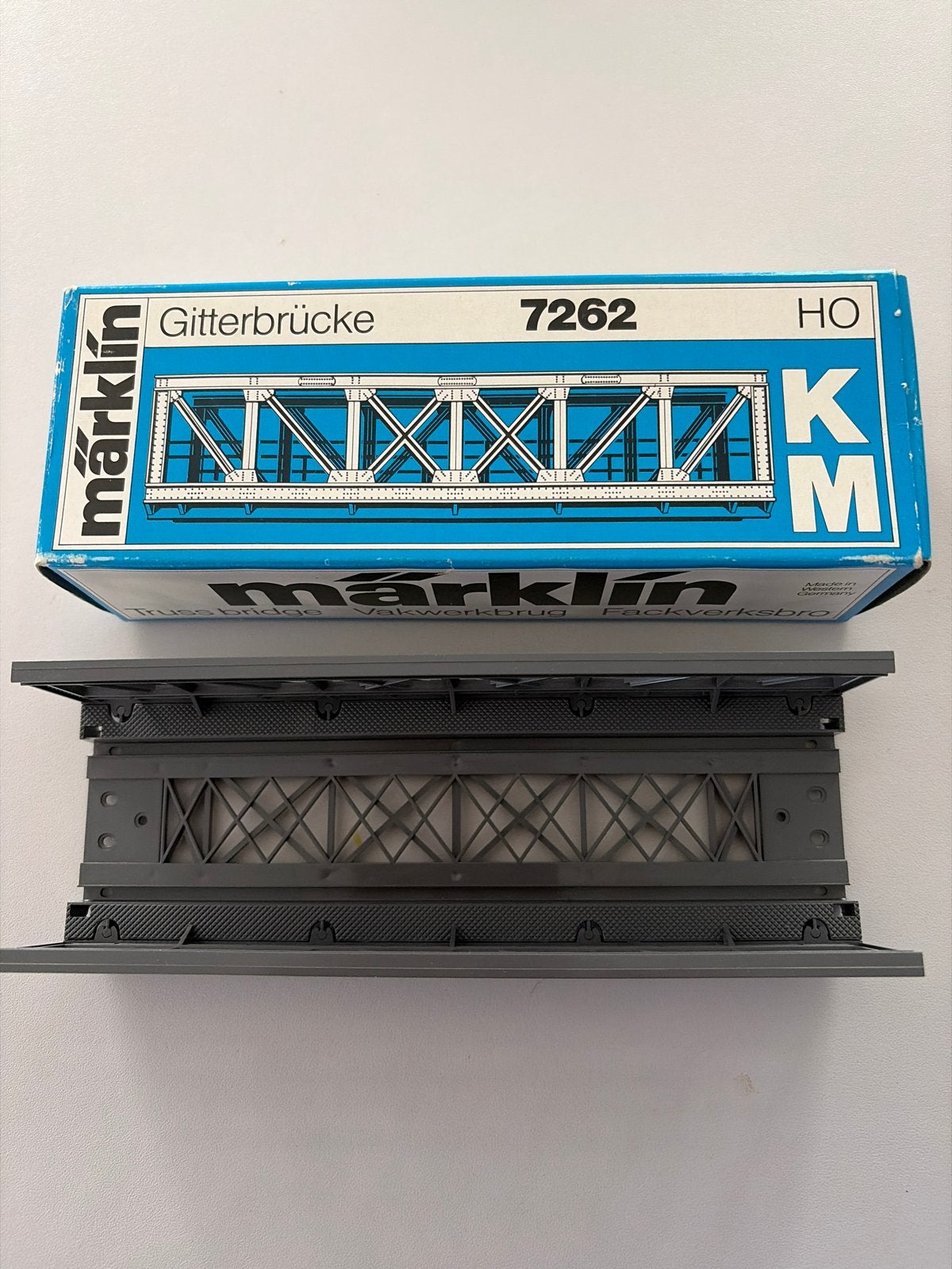 Märklin 7262 Vakwerkbrug H0 - Nieuw in doos, Wisselstroom, Brug, Tunnel of Gebouw, Nieuw, Ophalen of Verzenden