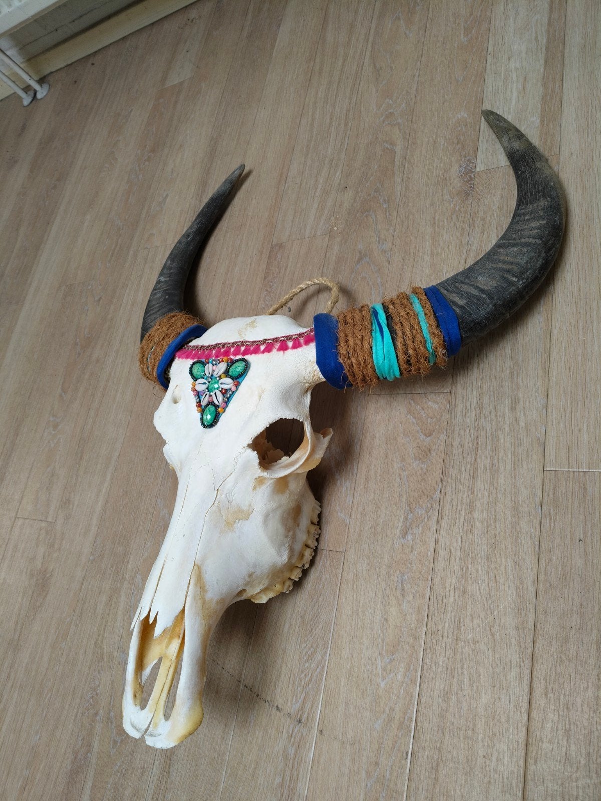 schedel buffel, 80 cm, Ophalen of Verzenden, Zo goed als nieuw, 60 cm
