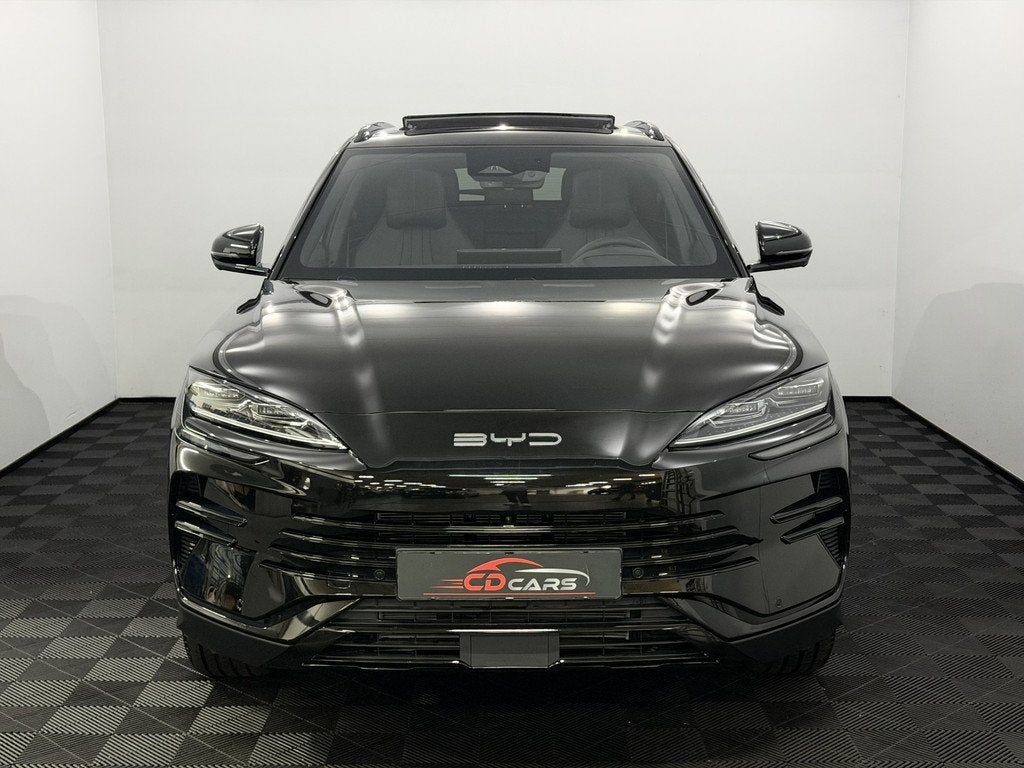 BYD SEAL U 1.5 DM-i FWD Boost Black edition 360 Camera, Pano, Auto's, BYD, Seal U, 4 cilinders, Zwart, Leder