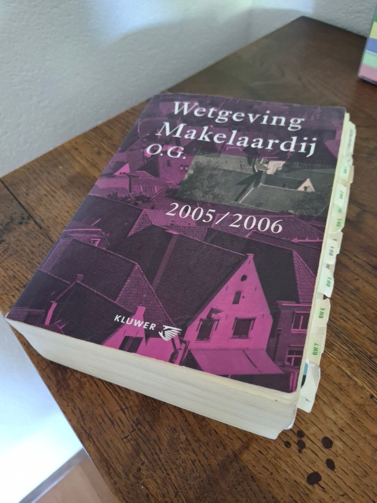 Wetgeving Makelaardij O.G. 2005/2006 Kluwer, Gelezen, Kluwer, Gamma, HBO
