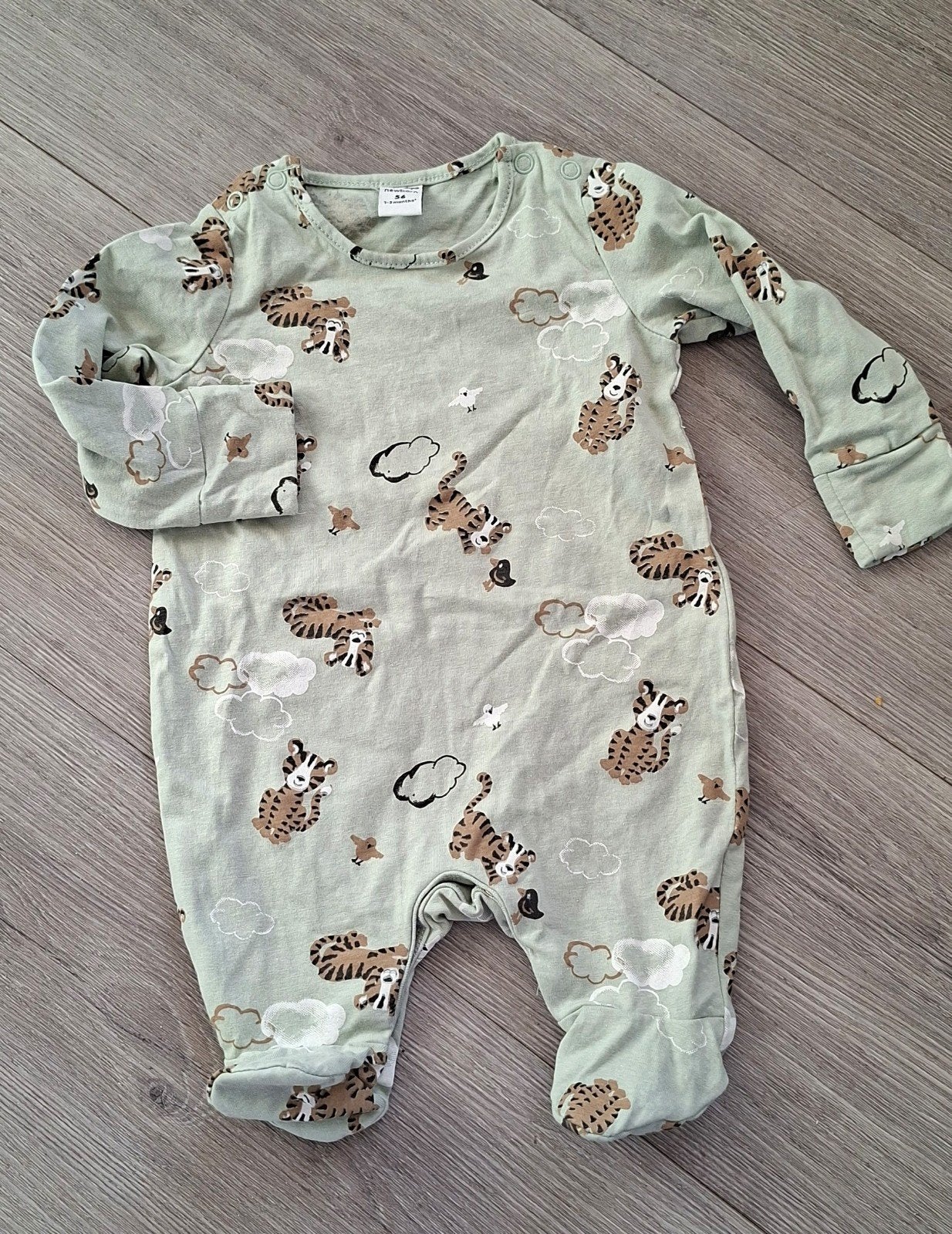Groen babypakje 56, Ophalen of Verzenden, Zo goed als nieuw, Jongetje of Meisje