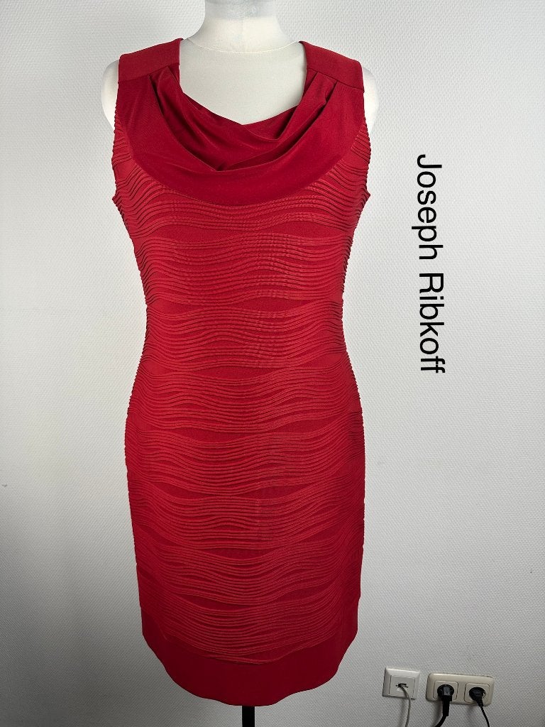 Joseph Ribkoff Jurk  (mt: 42) 21,4/9630, Joseph Ribkoff, Joseph Ribkoff, Zwart, Maat 42/44 (L)