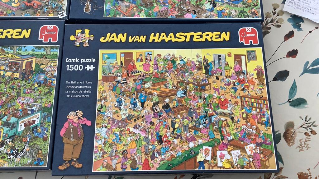 Jan van haasteren puzzels, Hobby en Vrije tijd, Denksport en Puzzels, Ophalen, 500 t/m 1500 stukjes, Zo goed als nieuw