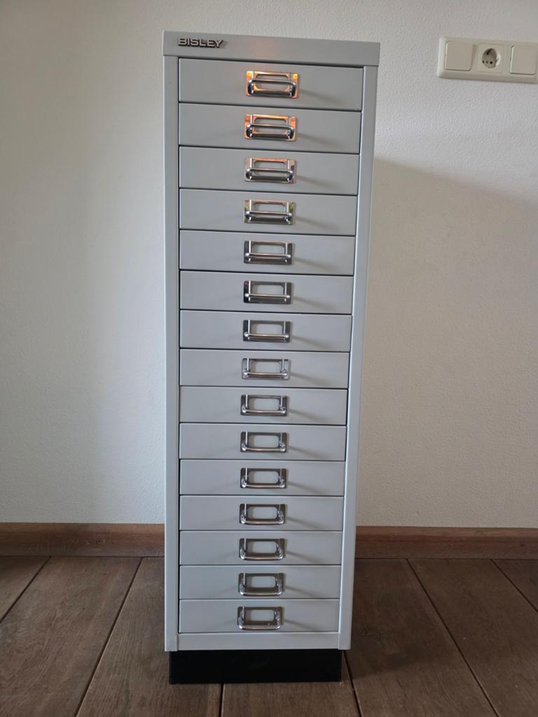 Bisley 15-ladenkast  - Kantoor/Werkplaats/Onderdelen/Garage, Huis en Inrichting, Kasten | Ladekasten, Ophalen, Minder dan 50 cm