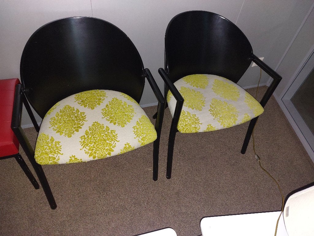 2 fraaie stoeltjes met vrolijke uitstraling  ( 500327), Ophalen, Overige kleuren, Twee