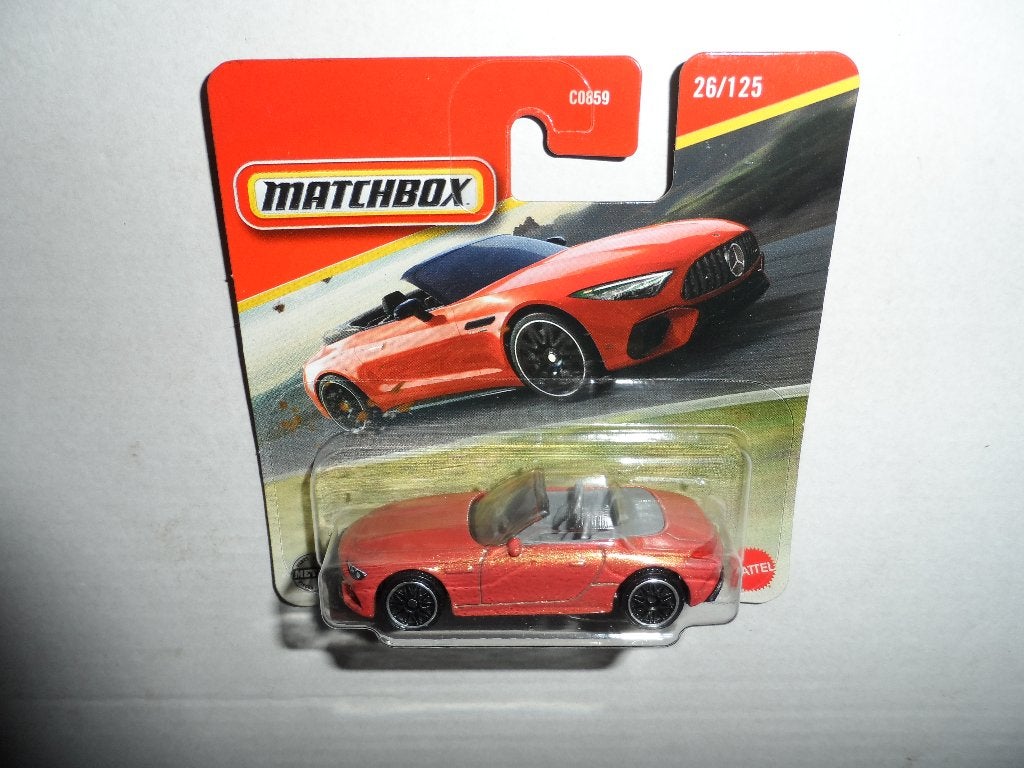 Matchbox - Mercedes-AMG SL 63 (oranje) 1:64, Ophalen of Verzenden, Nieuw, Auto
