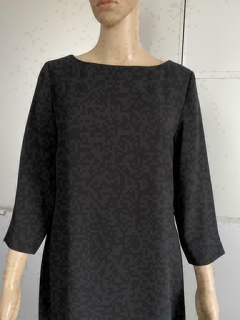 E658 NIEUW Stroke: maat 36=S basic jurk jurkje zwart, Kleding | Dames, Zwart, Nieuw, Ophalen of Verzenden, Knielengte