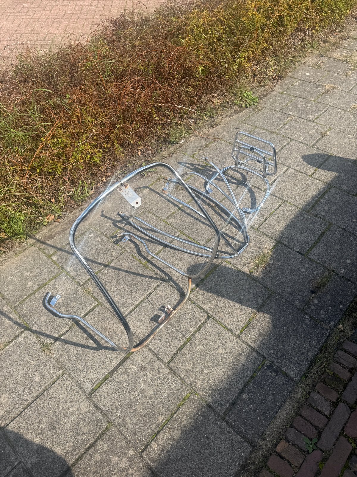 Vespa sprint beugels chrome origineel., Ophalen of Verzenden, Zo goed als nieuw, Overige typen