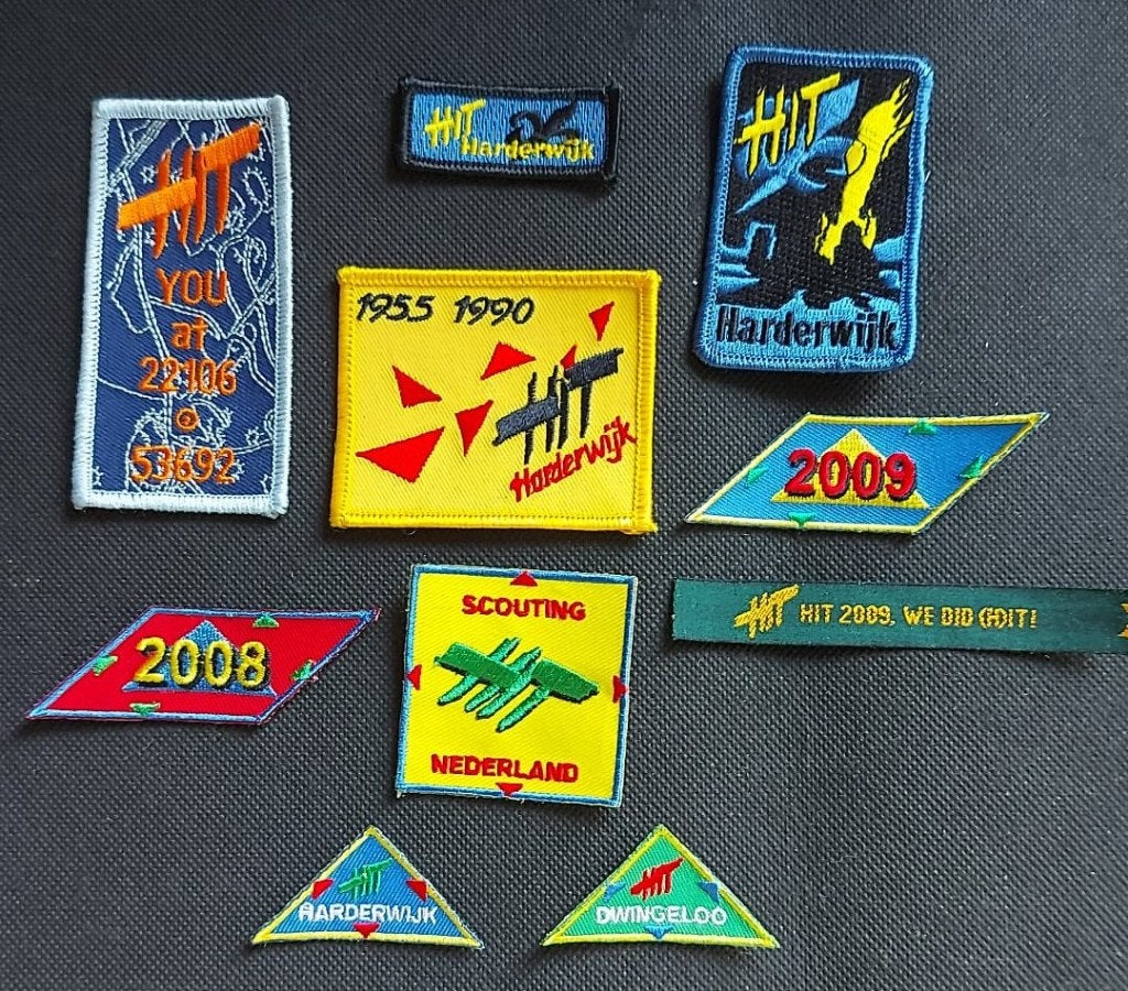 scouting diverse HIT insignes, RUILEN, Verzenden, Nieuw, Embleem, Speld of Insigne