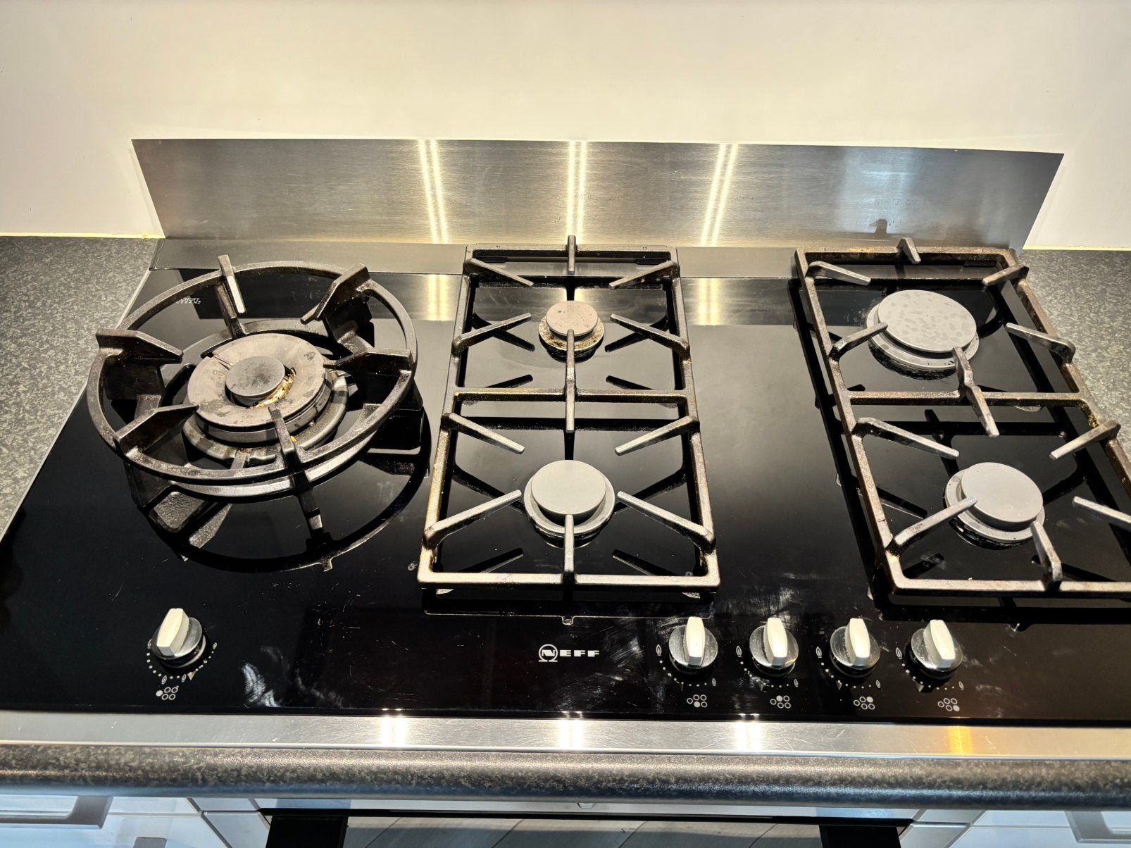 Kookplaat Neff 90 cm, Witgoed en Apparatuur, Ophalen, Gebruikt, 60 cm of meer, Inbouw