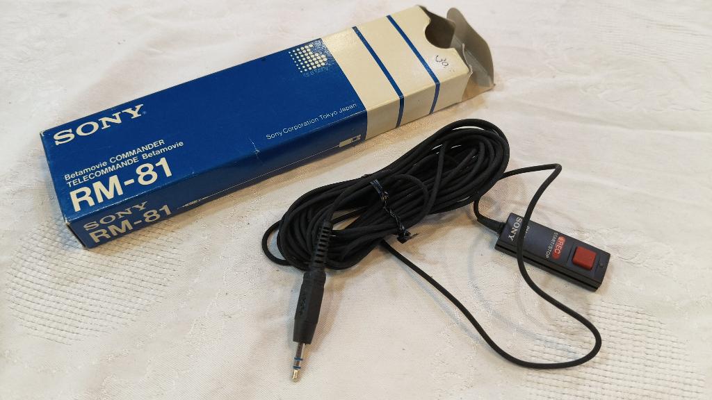 Sony RM-81 Betamovie Commander afstandsbediening, Ophalen of Verzenden, Hi 8, Overige typen