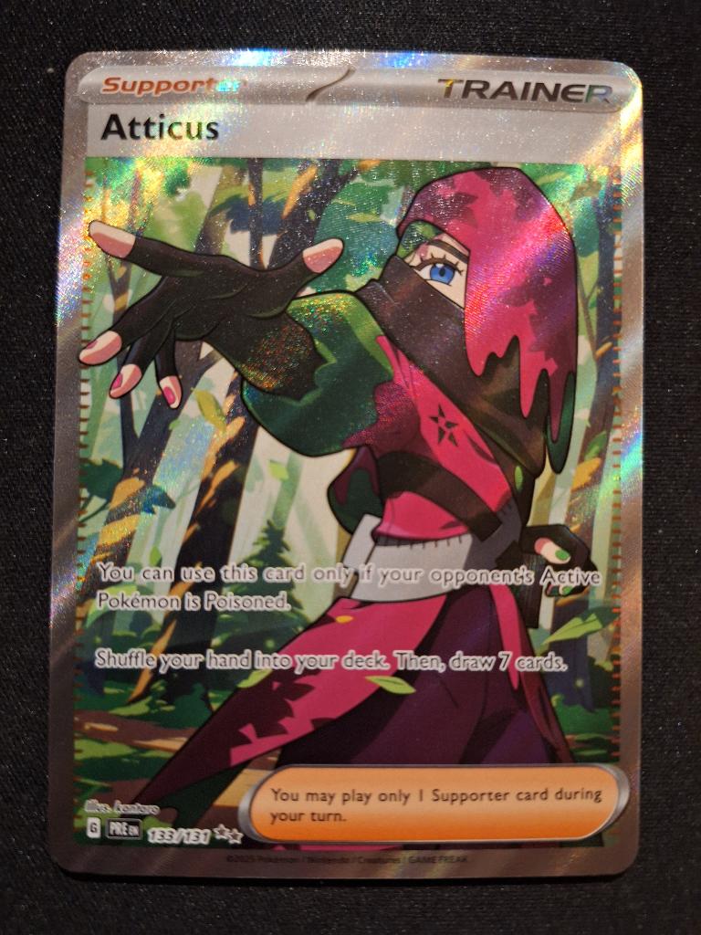 Atticus #133 (Prismatic Evolutions), Verzenden, Zo goed als nieuw, Losse kaart