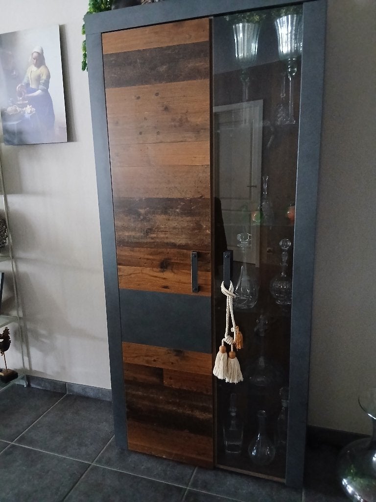 Kast Vitrinekast, Huis en Inrichting, Kasten | Vitrinekasten, Ophalen, Gebruikt, 50 tot 100 cm, Modern