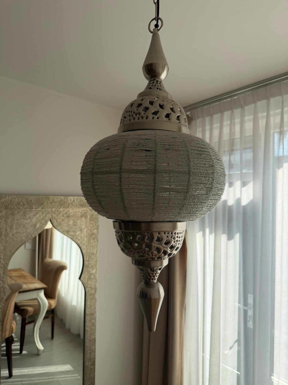 Oosterse lamp, Huis en Inrichting, Lampen | Kroonluchters, Ophalen, Zo goed als nieuw