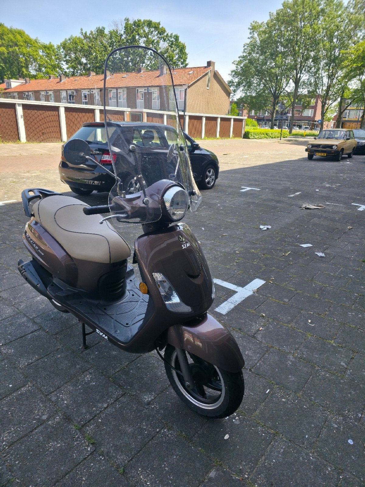 SYM Fiddle II Scooter - Bruin, Goed Onderhouden, Ophalen, Gebruikt, Benzine, SYM