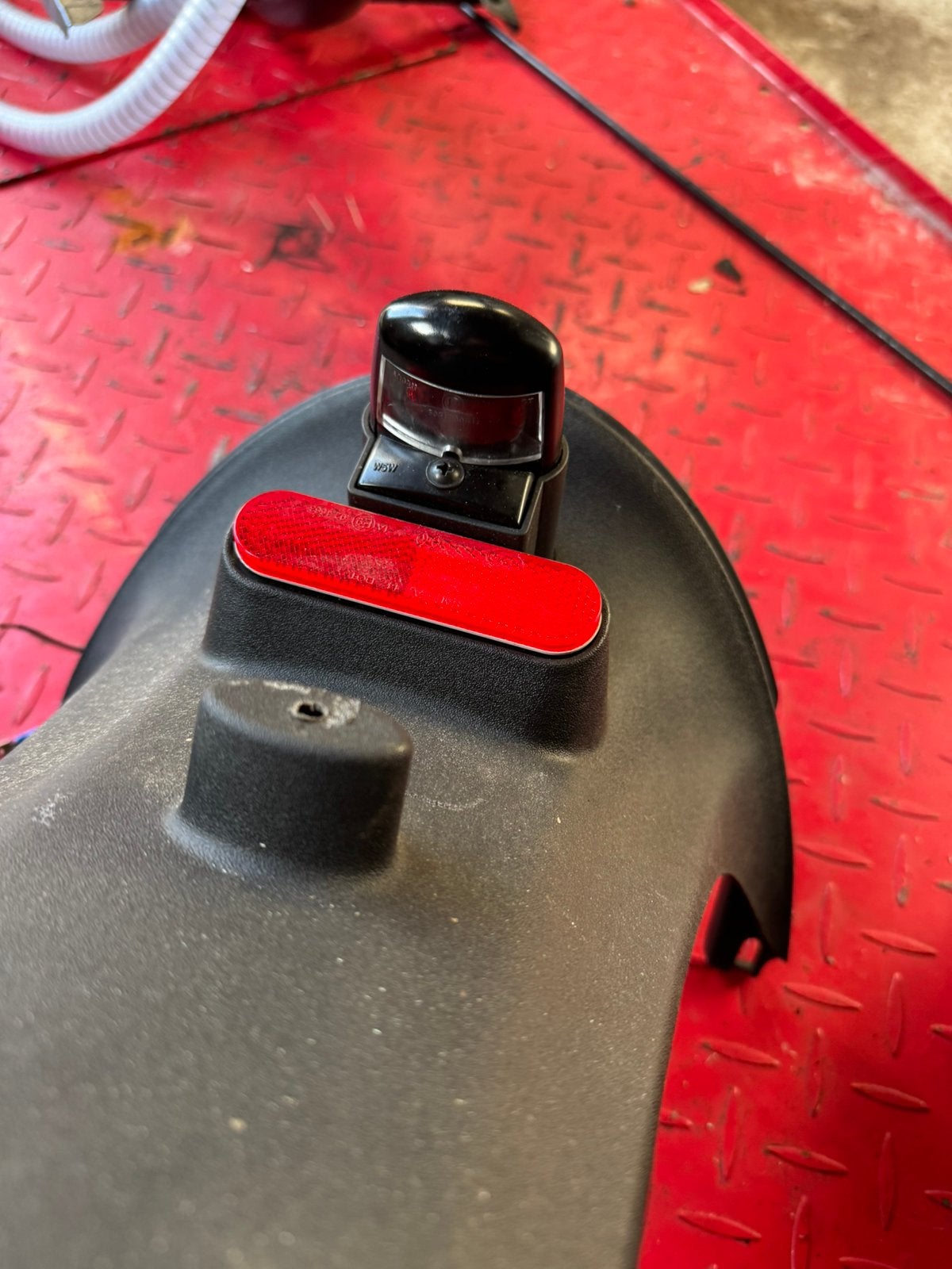 Achter spadbord piaggio zip met ingebouwde verlichting, Ophalen of Verzenden