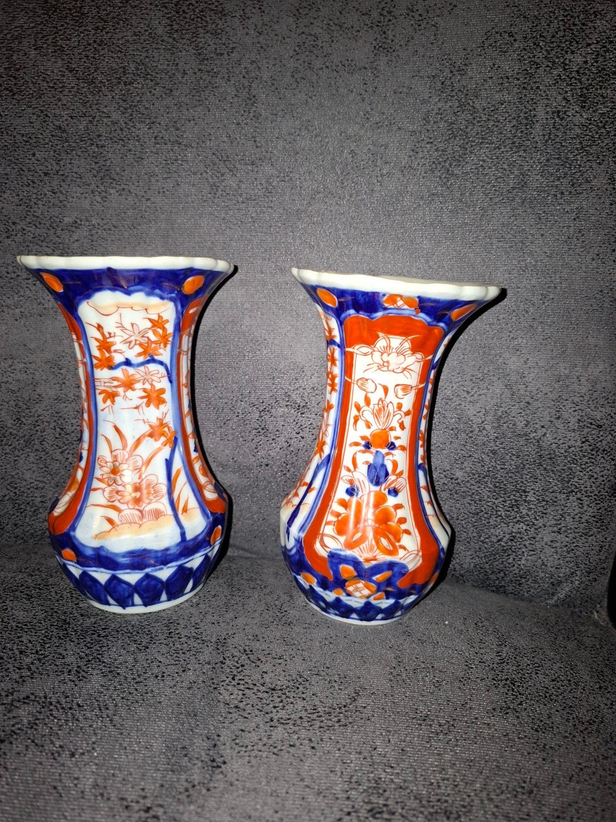 Set van 2  Japanse Imari vazen, Ophalen