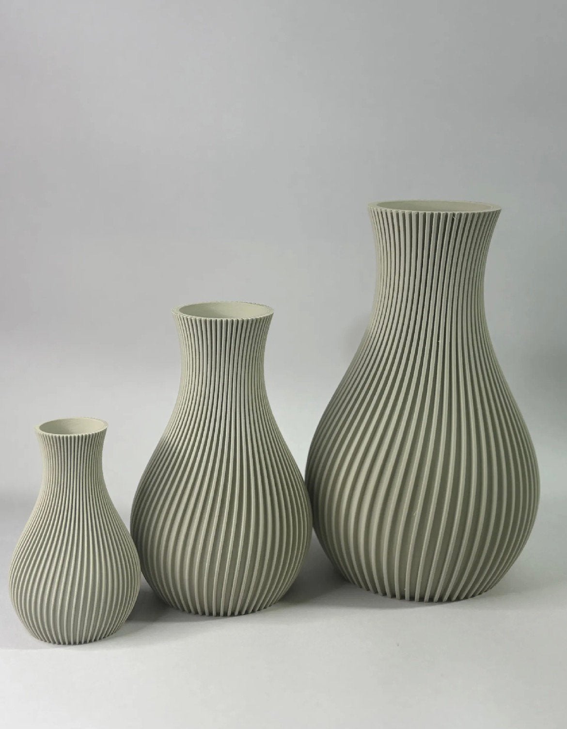 3d geprinte vazen set - sterk en duurzaam, Kunststof, Overige kleuren, 3D-geprint, Ophalen of Verzenden
