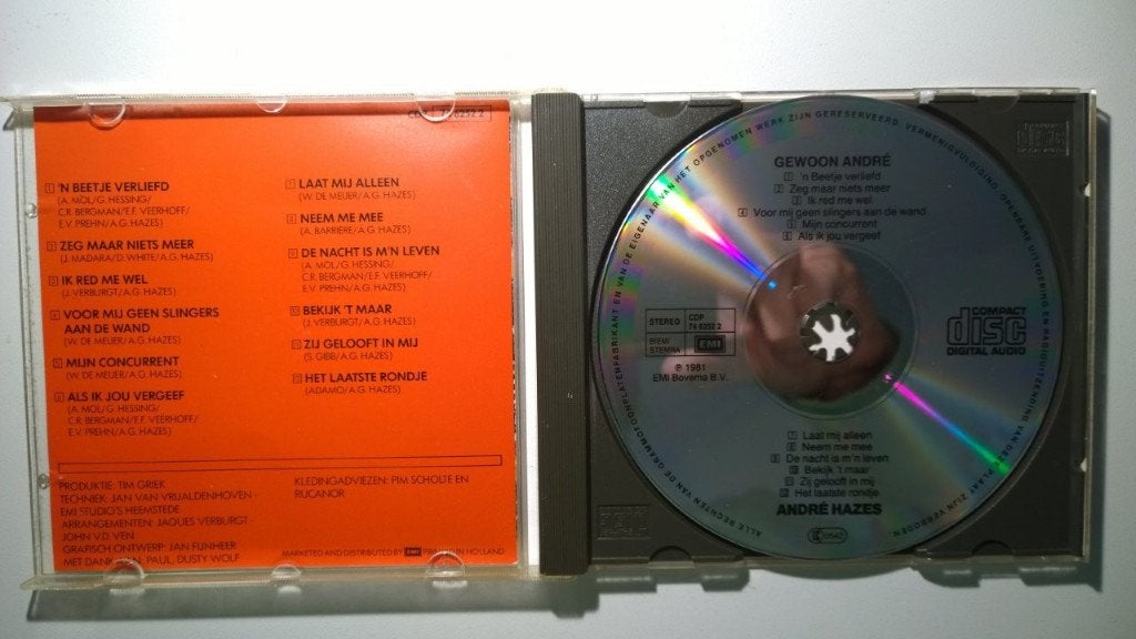 André Hazes - Gewoon André, Ophalen of Verzenden, Zo goed als nieuw, Levenslied of Smartlap, Album