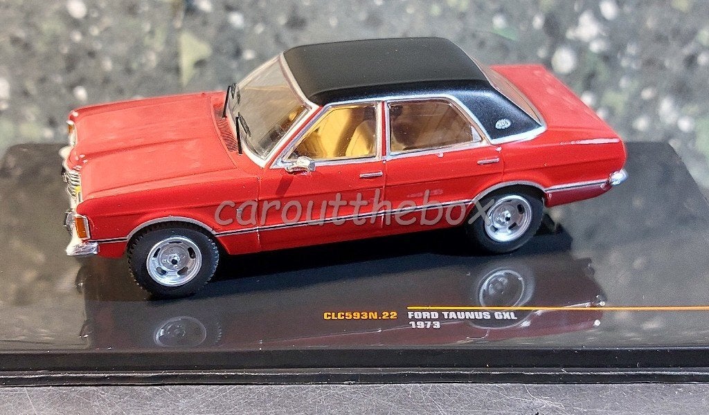 Ford Taunus GXL rood 1973 1:43 Ixo V1259, Verzenden, Nieuw, Auto, Overige merken