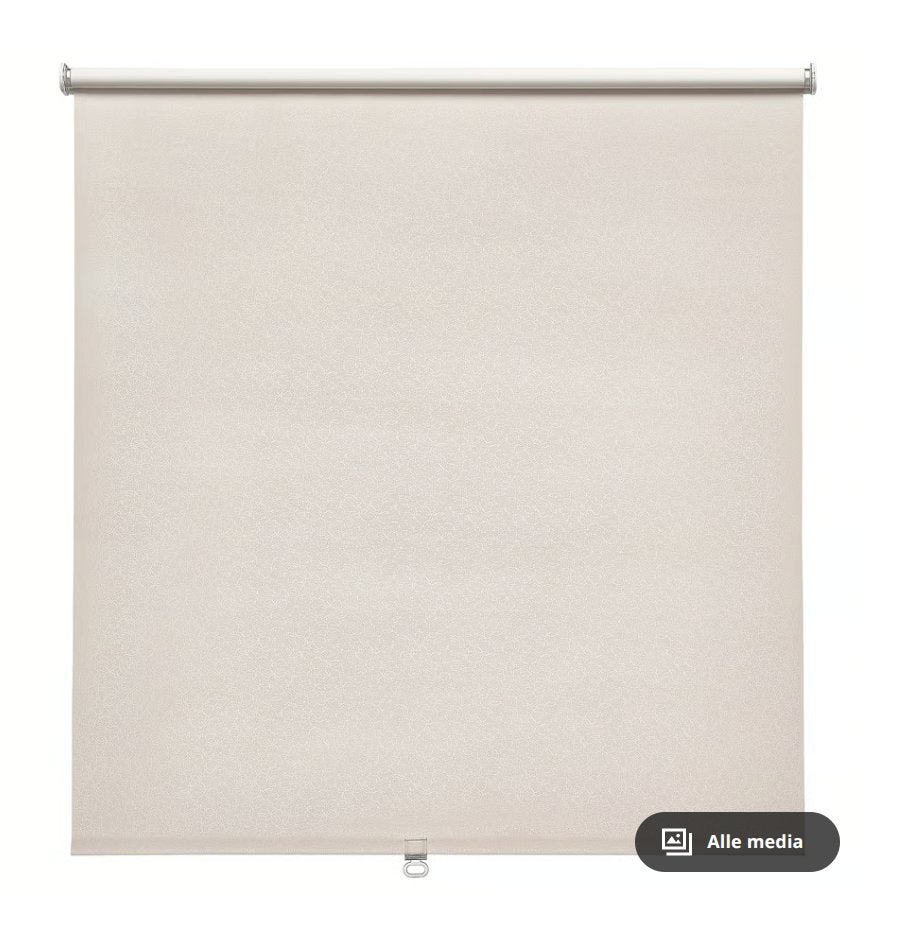 FÖNSTERBLAD Verduisterend rolgordijn, beige, 100x155 cm, Ophalen, Rolgordijn, Beige, Zo goed als nieuw