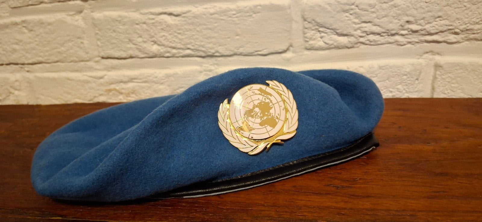Baret UNIFIL, Ophalen of Verzenden, Landmacht, Nederland, Helm of Baret