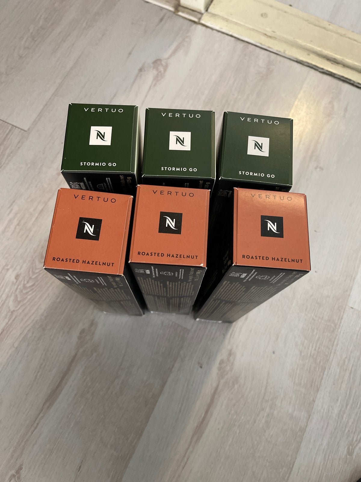 Nespresso Vertuo Stormio Go & Roasted Hazelnut cups, Koffiepads en cups, Overige modellen, 10 kopjes of meer, Nieuw
