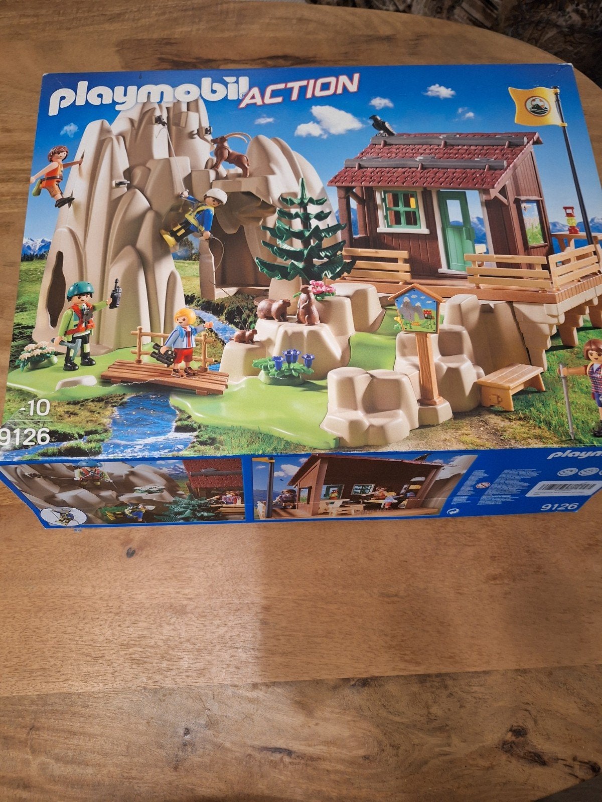 Playmobil Action 9126 Bergbeklimmershut, Gebouw, Complete set, Ophalen of Verzenden, Zo goed als nieuw