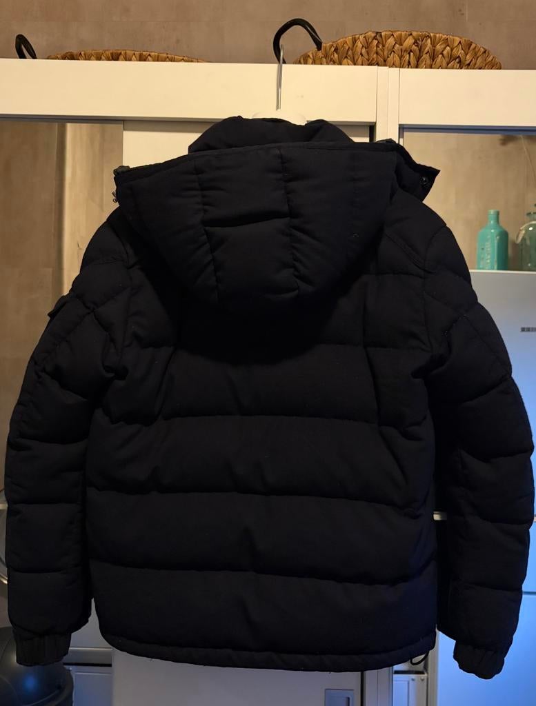 Moncler winterjas, Ophalen, Zo goed als nieuw, Zwart