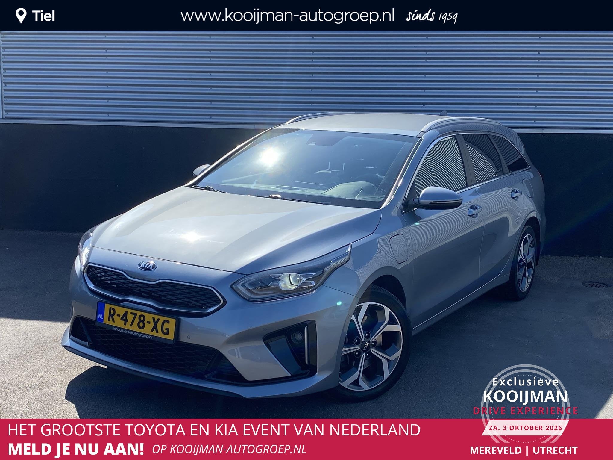 Kia Ceed Sportswagon 1.6 GDI PHEV DynamicPlusLine Stoel- & S, Auto's, Dealer onderhouden, Gebruikt, Automatische klimaatregeling
