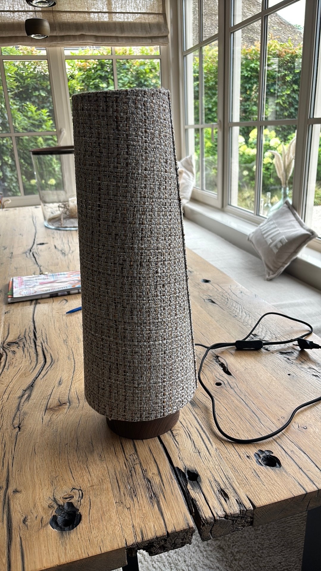 Tafellamp Ø15x42, Ophalen, Zo goed als nieuw