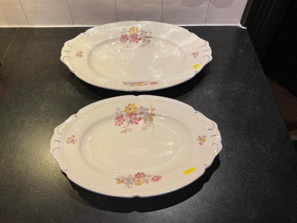 Set van 2 antieke serveerschalen 🍀 Godeberg Bavaria, Ophalen of Verzenden