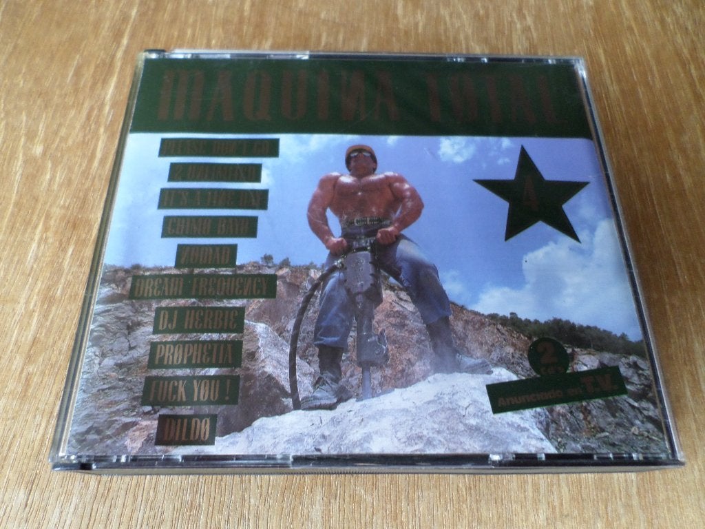 Maquina Total 4 -Techno 2CD Box o.a. 2 Unlimited, Nomad, KWS, Boxset, Ophalen of Verzenden, Zo goed als nieuw, Techno