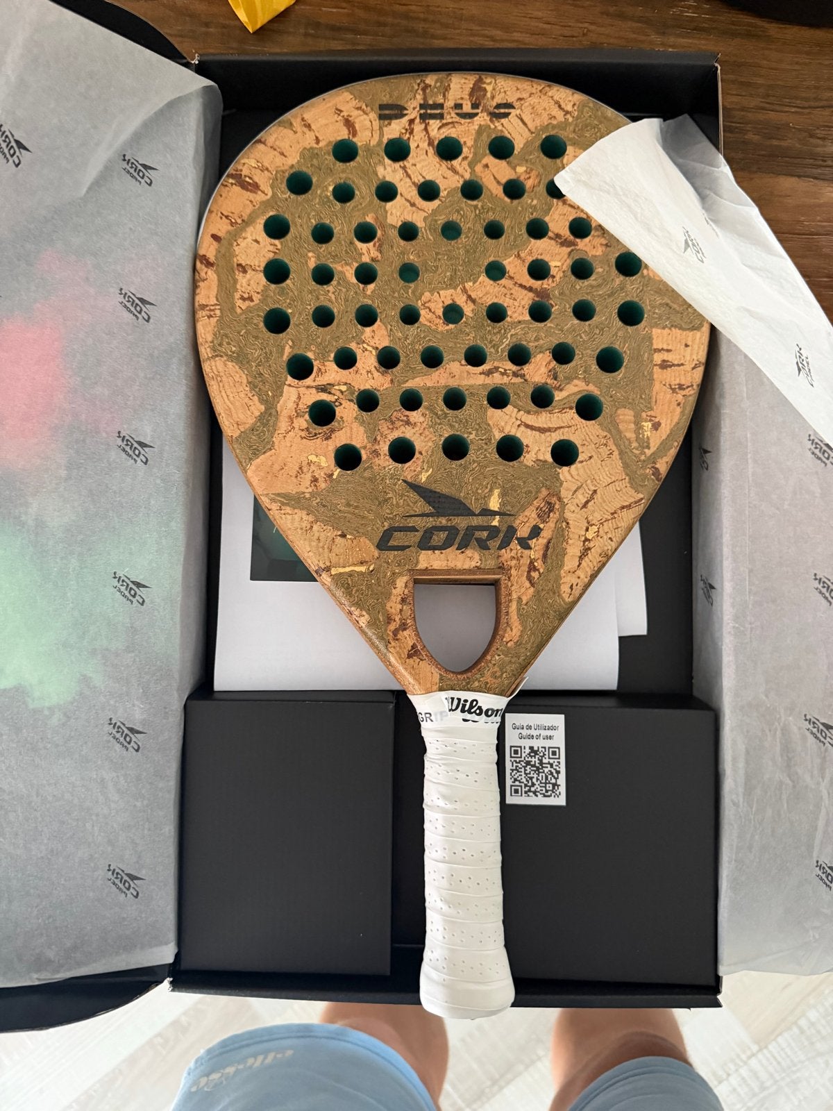 CORK Extreme Deus LTD Padel Racket, Ophalen of Verzenden, Zo goed als nieuw, Padelracket