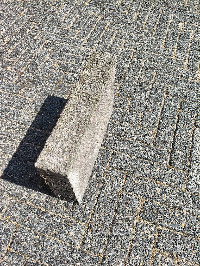 Grijze tegels/ klinkers / insluitband, Ophalen, Gebruikt, Beton, Terrastegels
