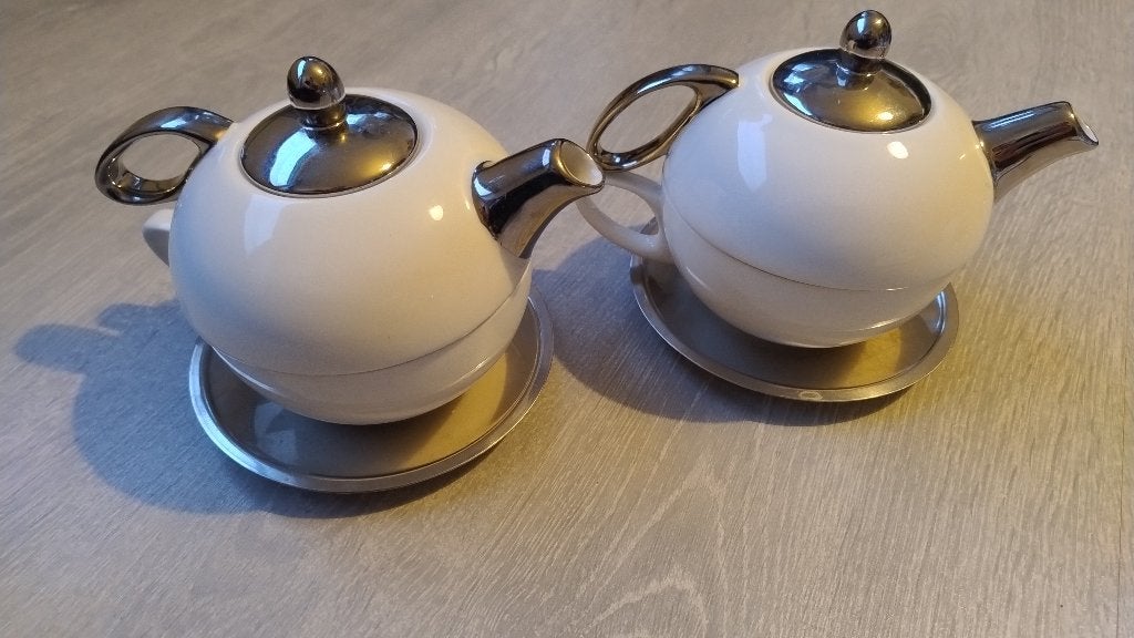 Luxe theepot "Duet Bella Ronde", Huis en Inrichting, Keuken | Servies, Overige merken, Klassiek, Nieuw, Ophalen of Verzenden