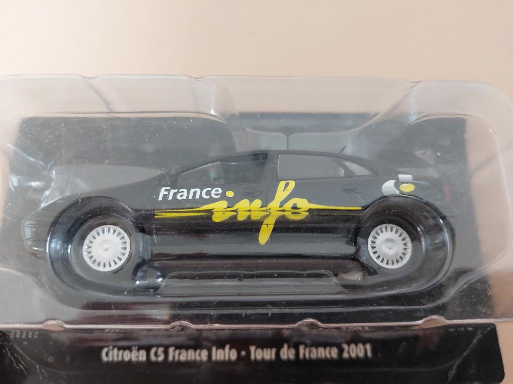 Citroen C5 1/43 editions Atlas Norev Tour de France, Verzenden, Nieuw, Auto, Norev