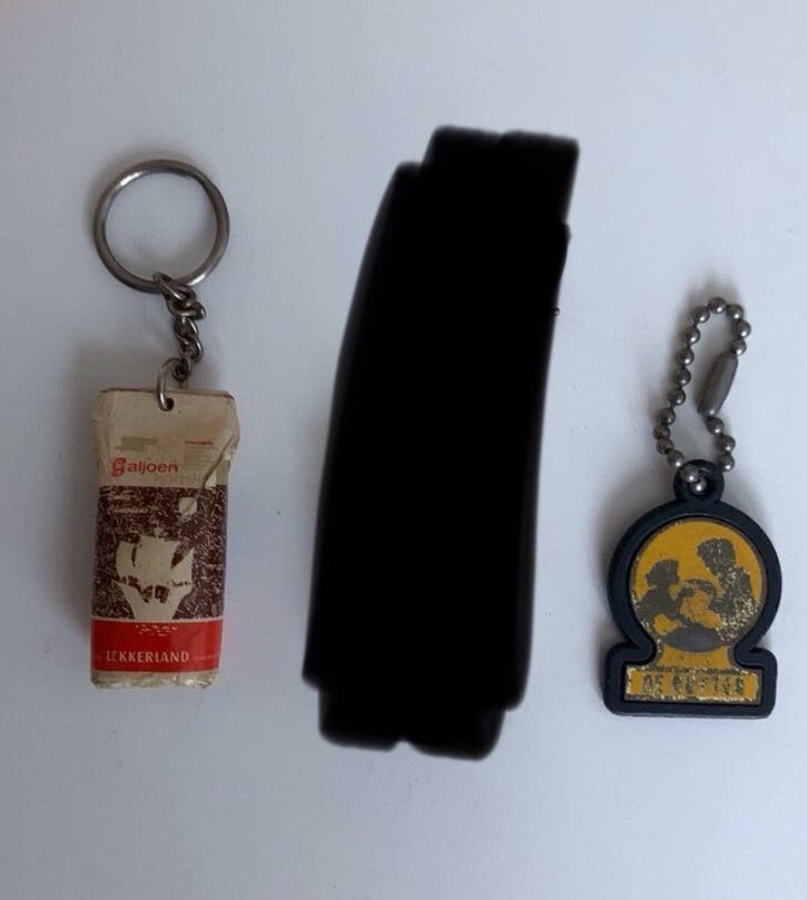 Sleutelhangers, hagelslag de Ruijter, Galjoen Lekkerland, Verzamelen, Ophalen of Verzenden, Zo goed als nieuw, Merk