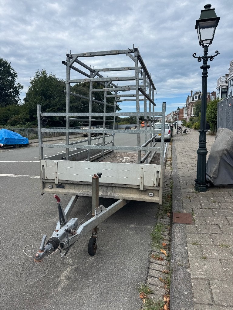 Anssems PSX2 dubbelasser aanhanger (2011), met glasrek!, Ophalen, Gebruikt