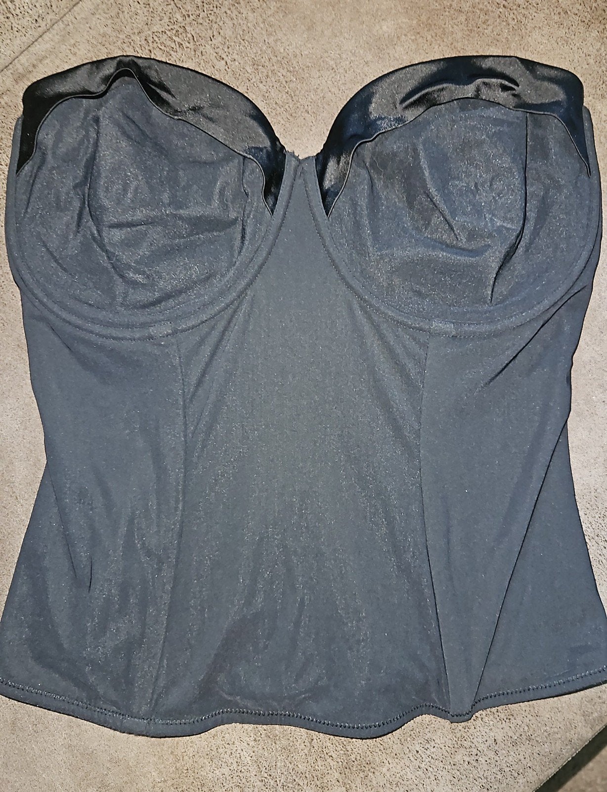 Luxe Marie Jo L’Aventure Torselet Strapless Bustier 80E, Ophalen, Zwart, BH