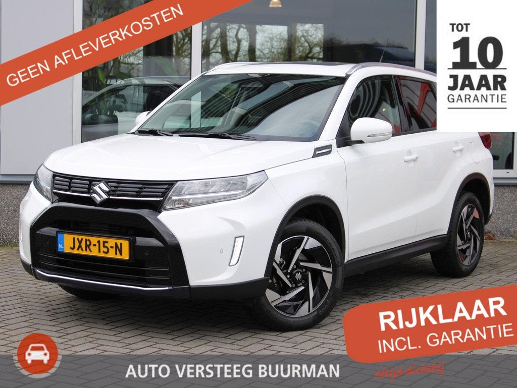 Suzuki Vitara 1.5 Hybrid Style Automaat Elektrisch Panoramad, Auto's, Suzuki, 12 maanden, Gebruikt, 4 cilinders, 400 kg