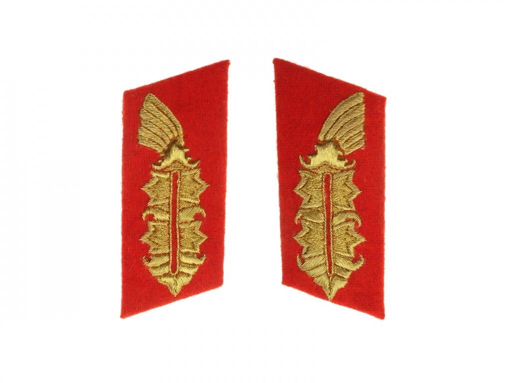 Kraagspiegel,Set,Duitsland,Generaal,Wehrmacht,WWII, Verzenden, Landmacht, Duitsland, Kleding of Schoenen