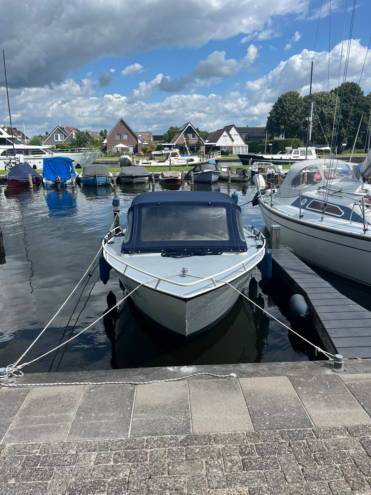 Stalen sloep met Volvo Penta diesel, Gebruikt, Staal, Binnenboordmotor, Diesel