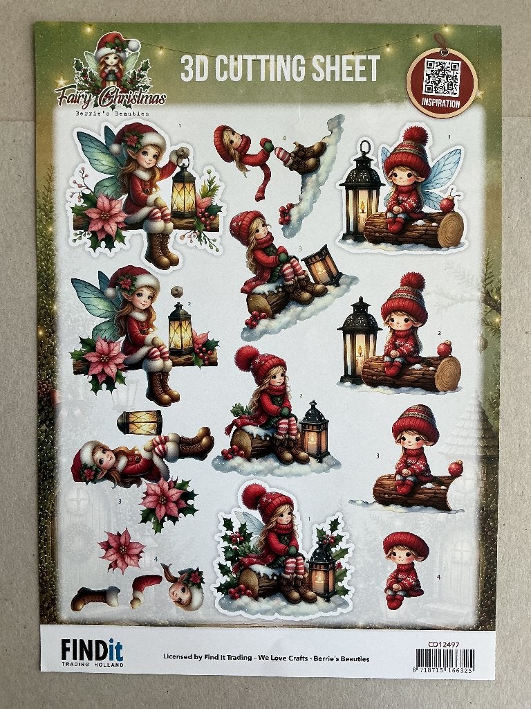 3D knipvel Fairy christmas, Ophalen of Verzenden, Nieuw, Kerst, Knipvel