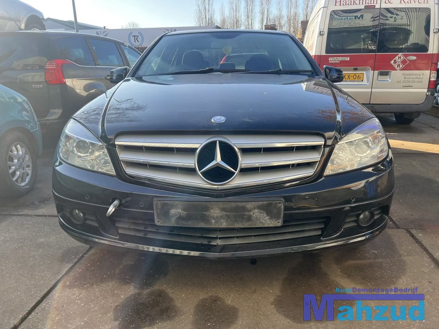 MERCEDES C KLASSE W204 2.2 CDI Zwart 197 onderdelen demontag, Gebruikt, Mercedes-Benz AG, Mercedes-Benz, Ophalen of Verzenden