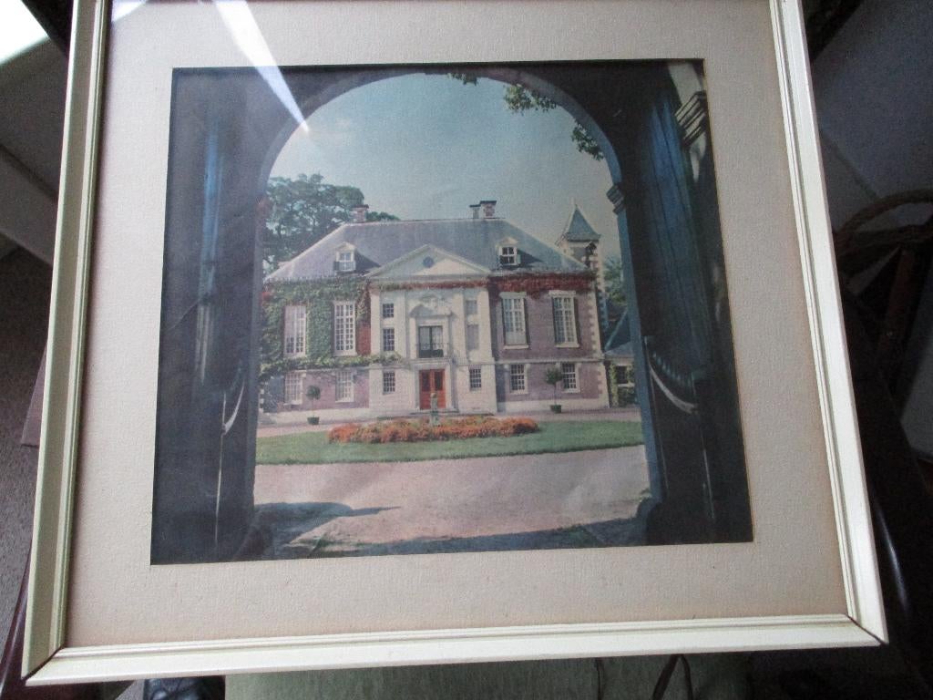 Schilderijtje met kasteel Diepenheim., Ophalen of Verzenden, Zo goed als nieuw, Minder dan 50 cm, Schilderij