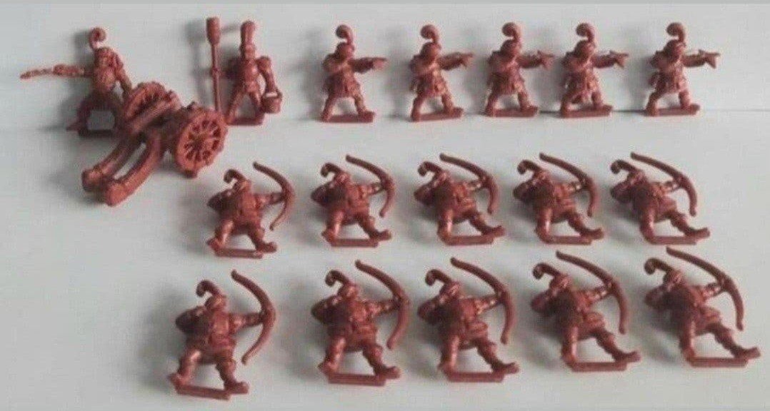 Battle Masters / Ridderstrijd MB game losse figuren + kanon, Hobby en Vrije tijd, Ophalen of Verzenden, Gebruikt, Overige soorten