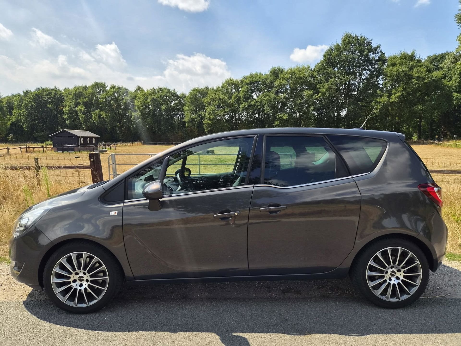 Opel Meriva 1.4 Turbo Cosmo AUTOMAAT prachtige staat en perf, Gebruikt, 4 cilinders, 1364 cc, Zilver of Grijs