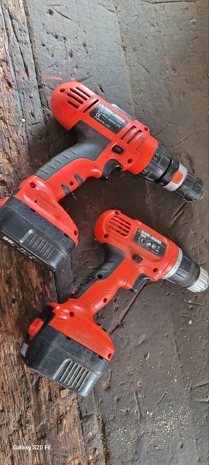 2 Black + Decker schroefnachines, Ophalen of Verzenden, Boor- en Schroefmachine